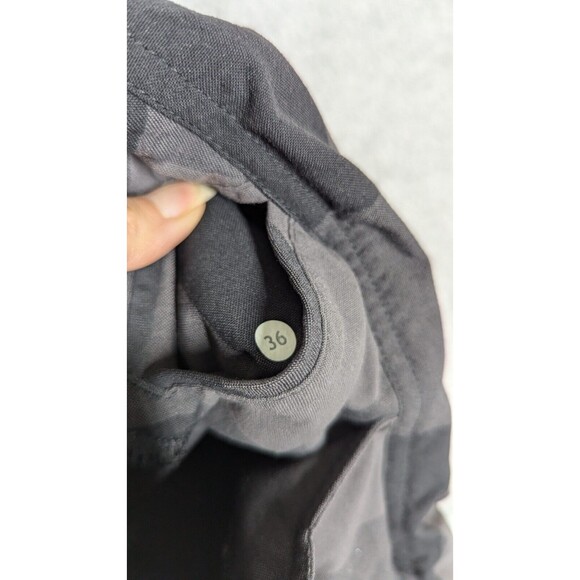 Lululemon Men‎ Shorts 34x10 Big Gingham Plaid Chino Preppy Casual Travel Comfort - Picture 7 of 13